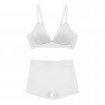 Ivory Modal Basic Bralette & Panty Set 