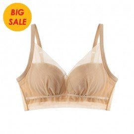 Beige Meshy Bralette