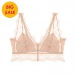 Beige Lacy Coolsilk Bralette