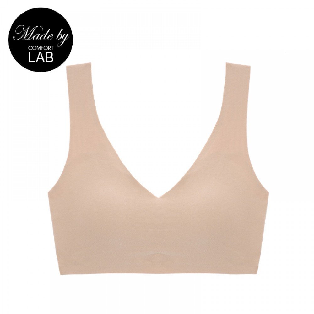 Floerns Women's Solid No Show Wireless Bra Comfortable Bralette, Apricot,  Small : : Clothing, Shoes & Accessories