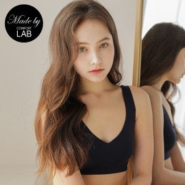Navy Cotton Comfy Bralette (Only A,B Cup)