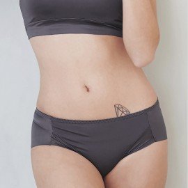 Charcoal Sporty Lulu Hiphugger Panty